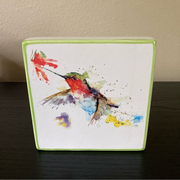 Dean Crouser. DEMDACO. Essential Oil Diffuser. Hummingbird. Flower. Watercolor - Picture 6 of 14